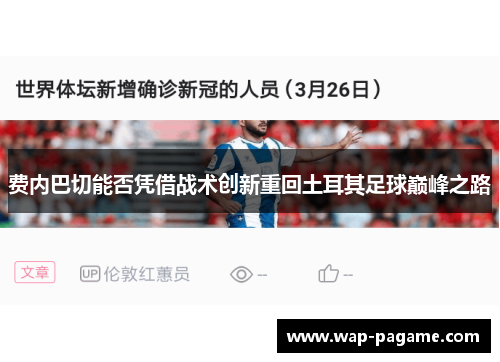 费内巴切能否凭借战术创新重回土耳其足球巅峰之路
